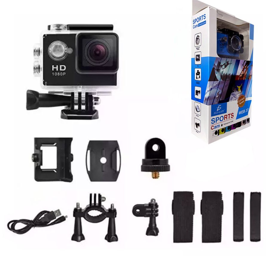 Camara Deportiva Tipo Gopro Sumergible 1080p